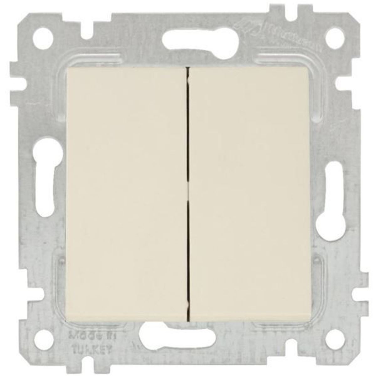 RİTA MEK TUŞ KOMÜTATÖR (KLİPSLİ) KREM 1